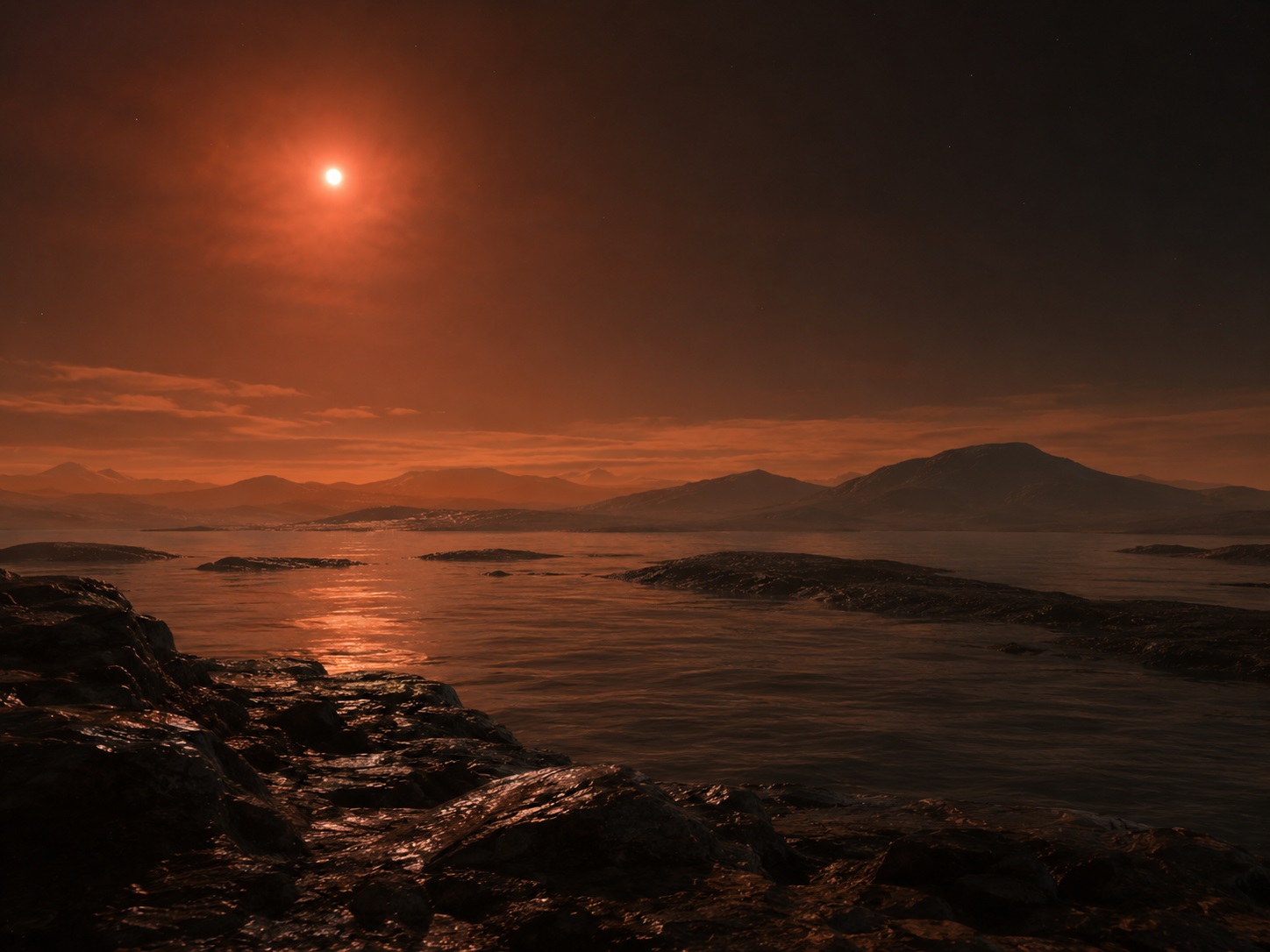 Kepler-1649c surface or atmosphere concept