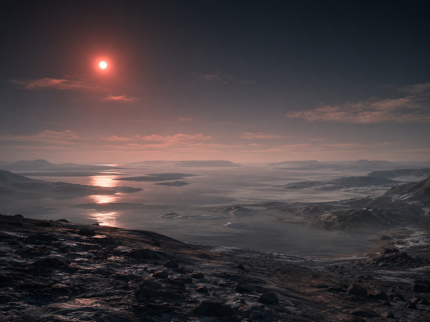 Kepler-62f surface or atmosphere concept