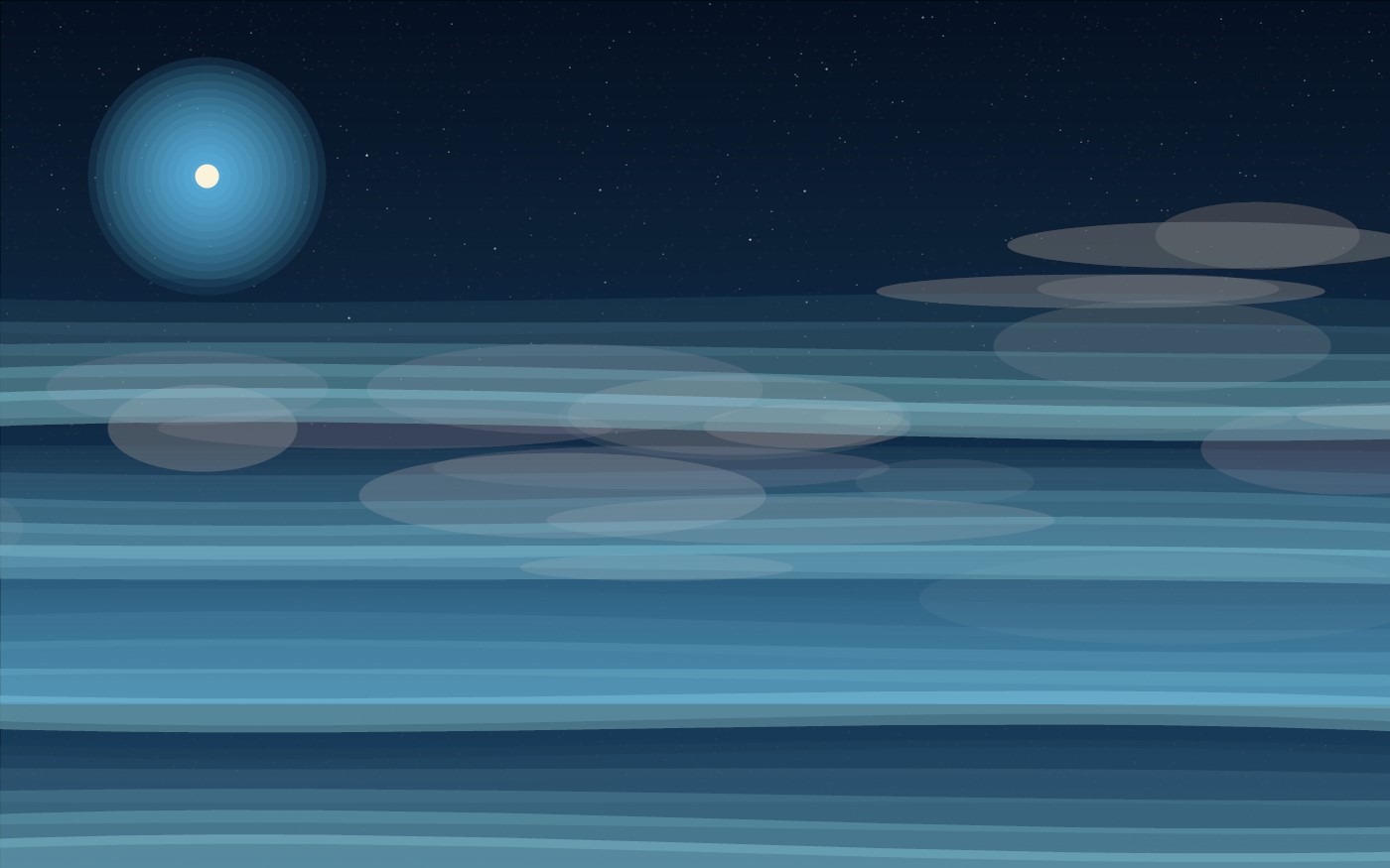 Neptune surface or atmosphere concept