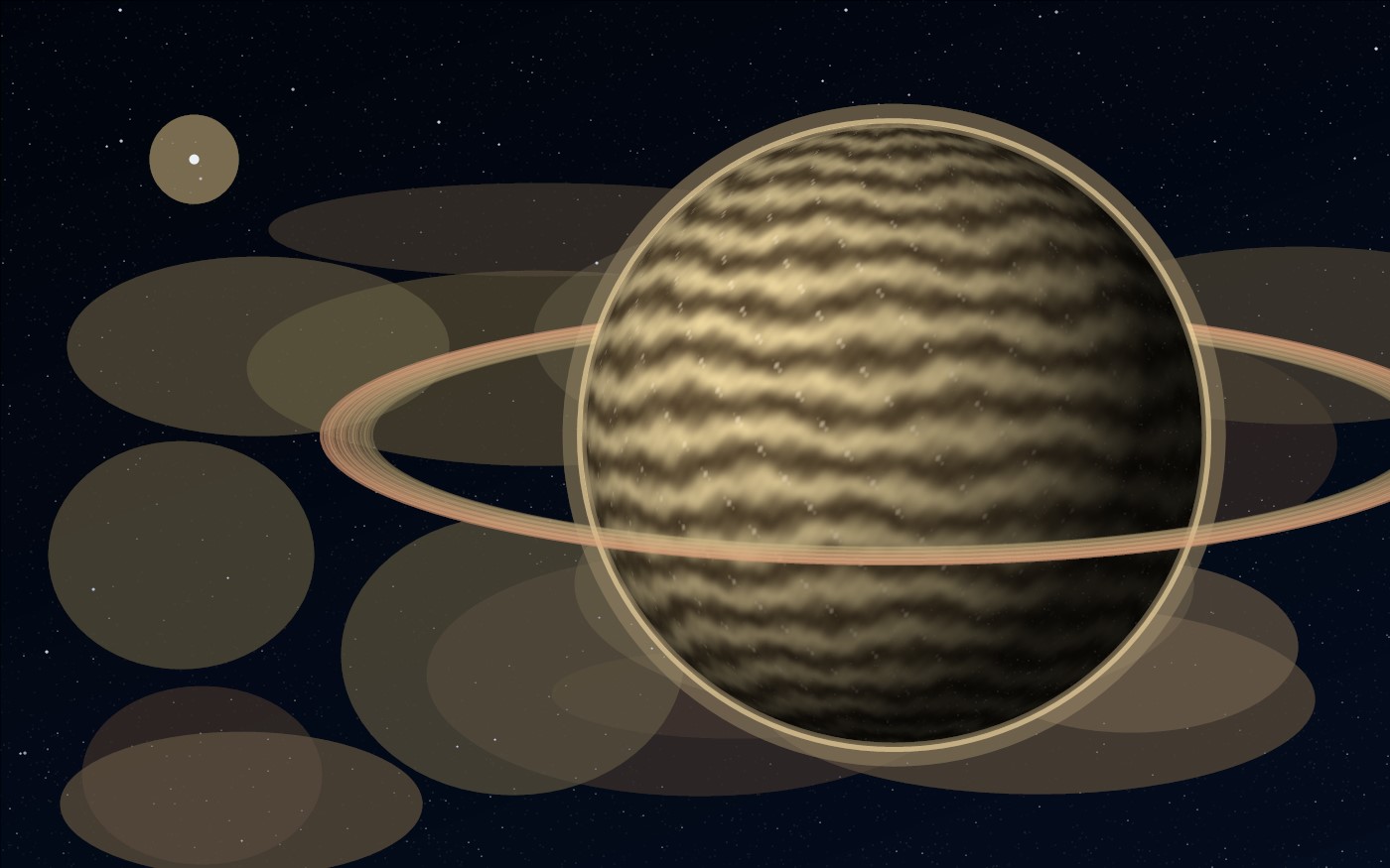 Saturn realistic orbital concept