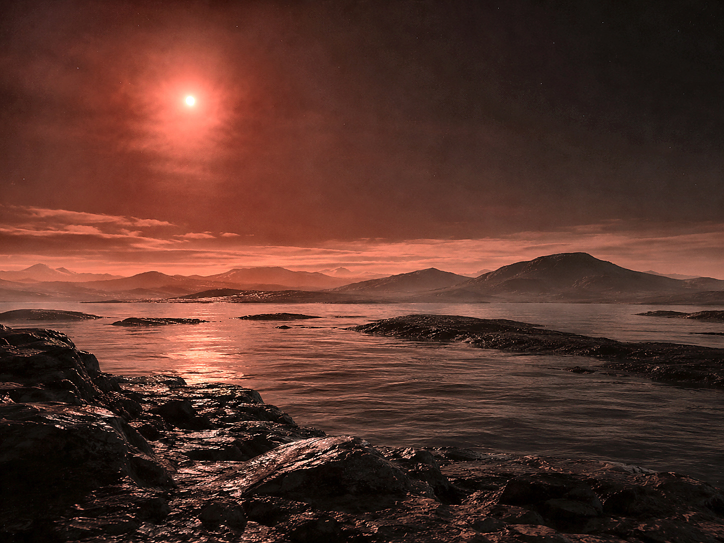 Teegarden's Star b surface or atmosphere concept