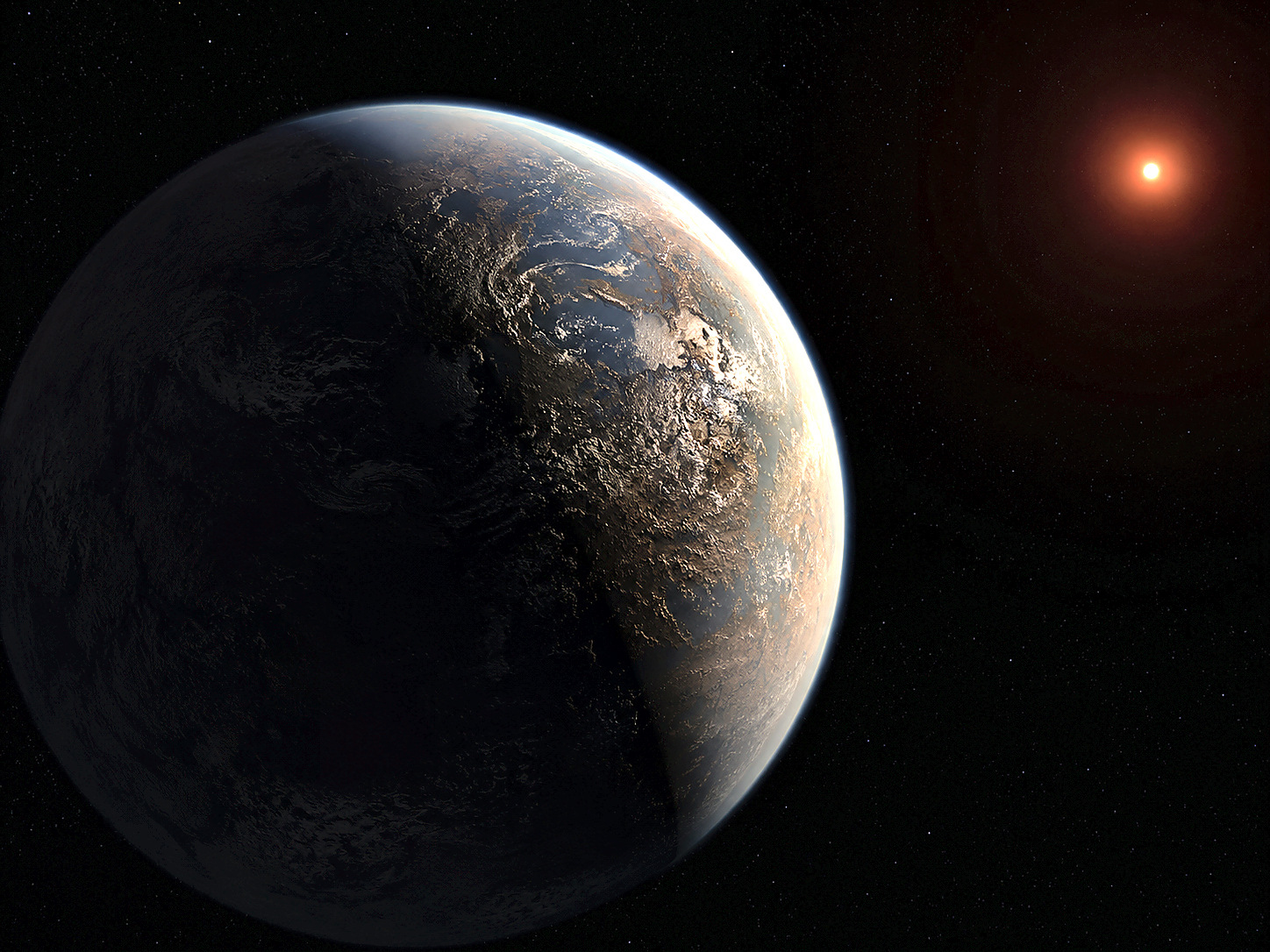 TOI-700 d realistic orbital concept